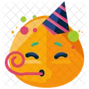 Party Emoji Face Icon