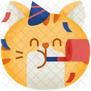 Party Emoticon Cat Icon