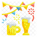 Party Oktoberfest Garlands Icon