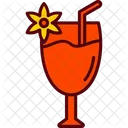 Beach Cocktail Drink Icon
