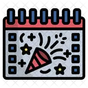 Party Calendar Date Icon