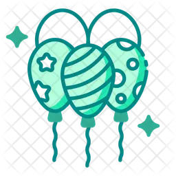 Partyballon  Symbol