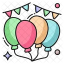 Party Balloons  Icon