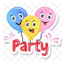 Party Balloons Icon