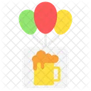 Party Balloons Balloons Decorative Balloons Icon
