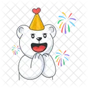 Party Bear  Icon