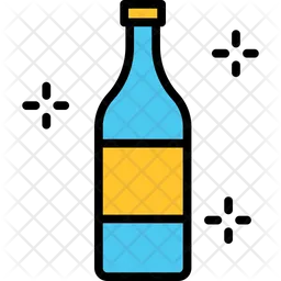 Party bottle  Icon
