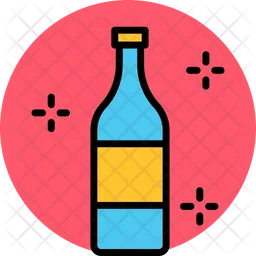 Party bottle  Icon
