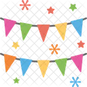 Bunting Flags Event Icon