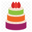 Party Cake Cake Birthday Cake Icon