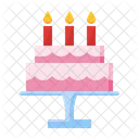 Party Cake Cake Birthday Cake Icon