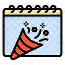Party Calendar Date Schedule Icon