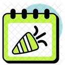 Party Calendar Date Party Celebration Icon