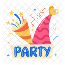 Celebration Party Party Caps Party Hats Icon