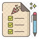 Party Checklist  Icon