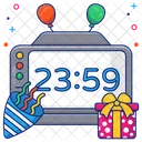 Party Countdown Party Timer Celebration Time Icon