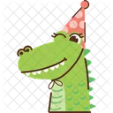 Party Crocodile Friend  Icon