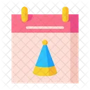 Party Date Birthday Date Birthday Icon
