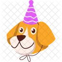 Dog Party Celebration Icon