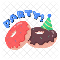 Party Donuts  Icon