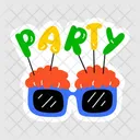 Party Glasses Funny Glasses Party Prop Icône