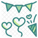 Party Event Heart Icon