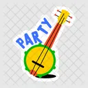 Party Instrument Party Music Banjo Music Icon