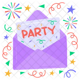 Party invitation  Icon