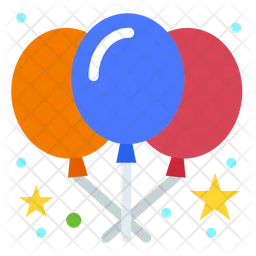 Party-Luftballons  Symbol