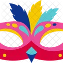 Carnival Photo Booth Mask Icon