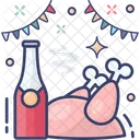 Party Meal Food Icon