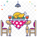Chicken Turkey Party Food Spicy Food 아이콘