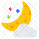 Party Night Nighttime Night Mode Icon