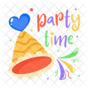 Party Popper Party Time Party Cap Icon