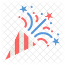 Celebrate Cone Independence Day Icon