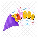 Party Cap Party Horn Confetti Icon