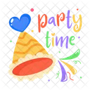 Party Popper Party Time Party Cap Icon