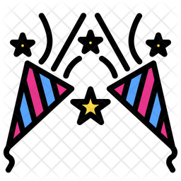 Party poppers Icon