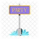 Party signboard  Icon