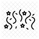 Party Streamers Flags Buntings Icon
