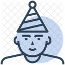 Party Thinking Party Mind Party Cap Icon