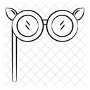 Partybrille Brillen Requisite Symbol