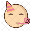 Partying Emoji Amazed Icon
