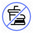 Pas de restauration rapide  Icône