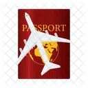 Viajes Pasaporte Internacional Icon