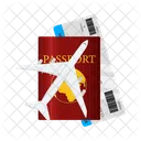 Viajes Pasaporte Internacional Icon