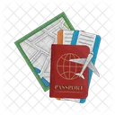 Pasaporte Viaje Visa Icon