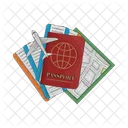 Pasaporte Viaje Visa Icon