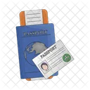 Pasaporte Viajes Vacaciones Icon