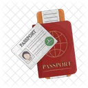 Pasaporte Documento Visa Icon